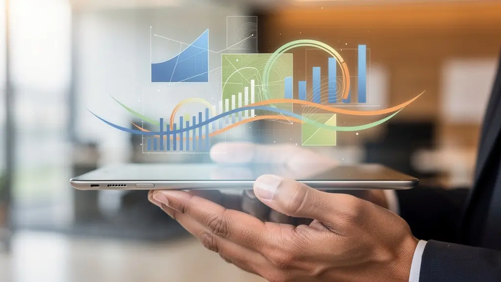 Übersichtliches Performance-Dashboard mit geschäftsrelevanten KPIs für Führungskräfte