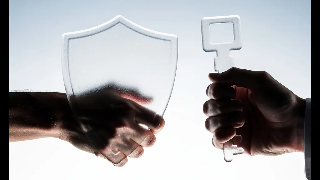 Moderne Darstellung eines transparenten Zustimmungsdialogs mit Vertrauenselementen